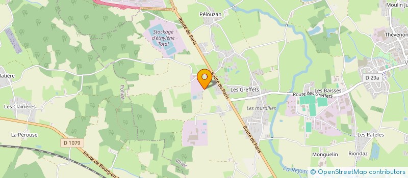 localisation de l'entreprise SCI LURA à VIRIAT
