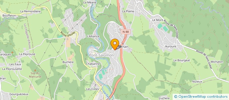 localisation de l'entreprise SCI LURANA  PONT-SALOMON