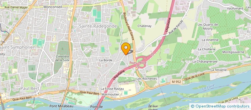 localisation de l'entreprise SCI LURAPH  TOURS