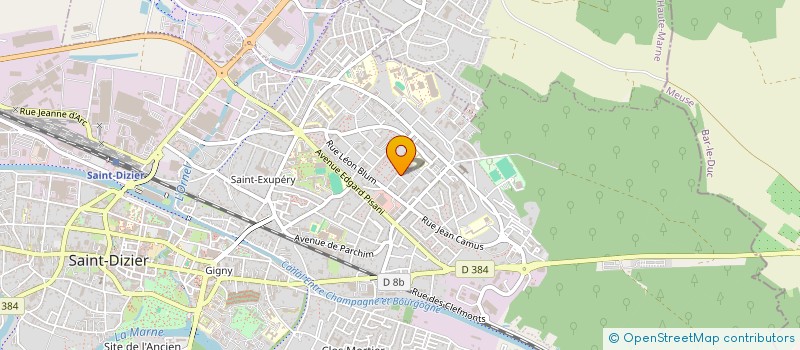 localisation de l'entreprise SCI LURAT à SAINT-DIZIER