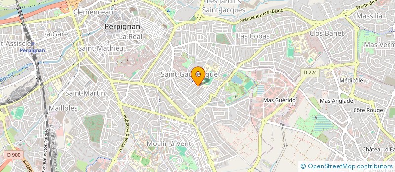 localisation de l'entreprise SCI LURCAT à PERPIGNAN