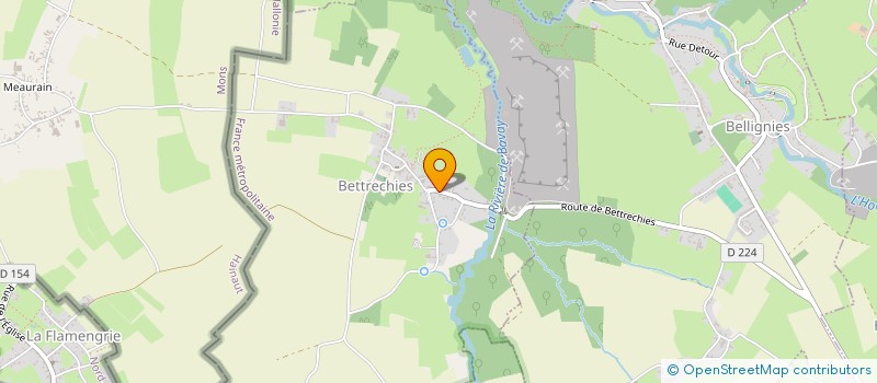 localisation de l'entreprise SCI LURE à BETTRECHIES