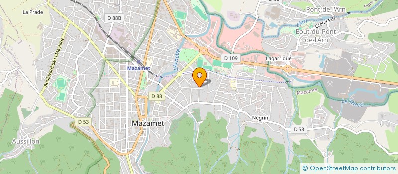 localisation de l'entreprise SCI LUREPIEL à MAZAMET