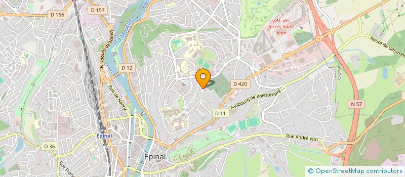 localisation de l'entreprise SCI LUREY à EPINAL
