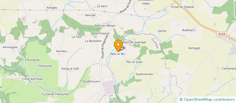 localisation de l'entreprise SCI LURON  GUENGAT