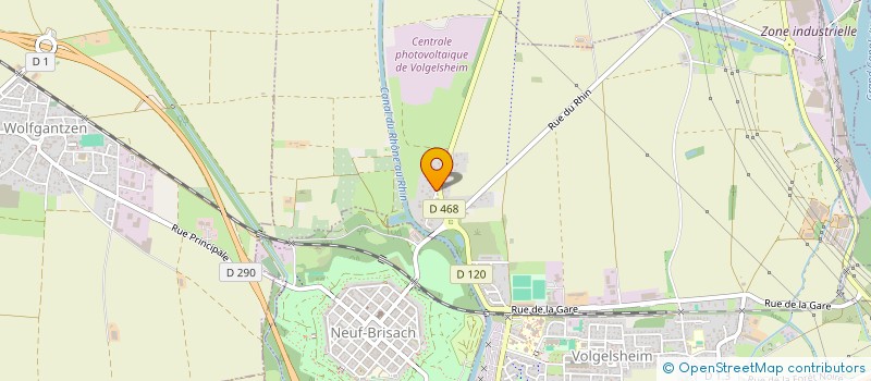 localisation de l'entreprise SCI LUROSJE  VOLGELSHEIM