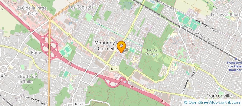 localisation de l'entreprise SCI LUSA à MONTIGNY-LES-CORMEILLES