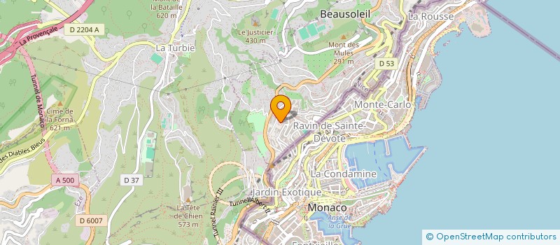 localisation de l'entreprise SCI LUSA  BEAUSOLEIL