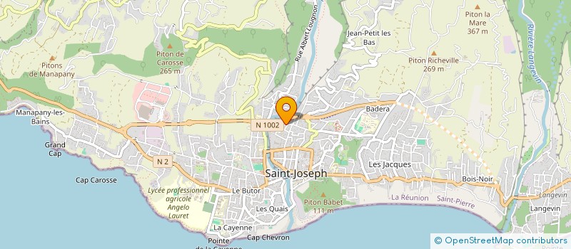 localisation de l'entreprise SCI LUSANG à SAINT-JOSEPH