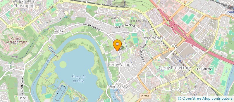 localisation de l'entreprise SCI LUSCLADE  CERGY