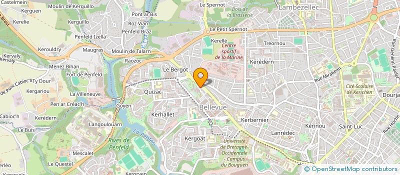 localisation de l'entreprise SCI LUSEYBE  BREST