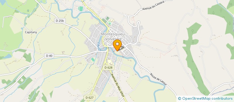 localisation de l'entreprise SCI LUSI  CASTAGNAC