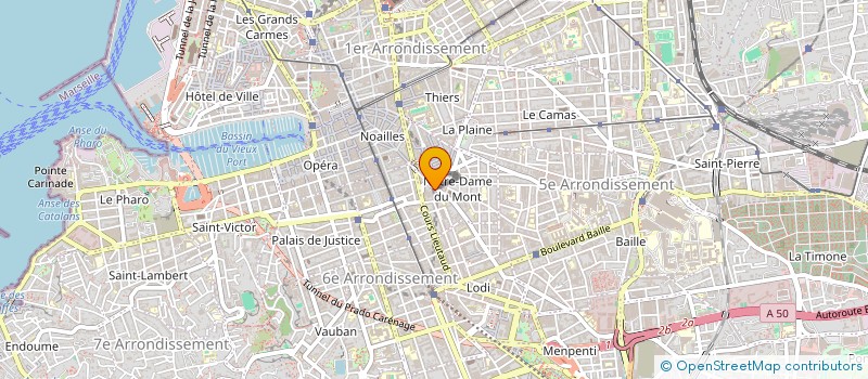 localisation de l'entreprise SCI LUSIA  MARSEILLE