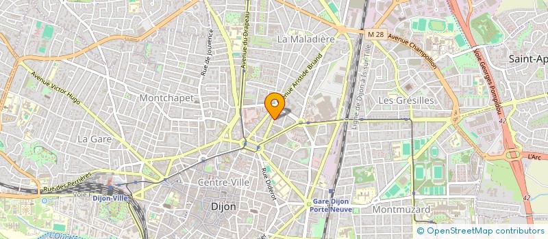 localisation de l'entreprise SCI LUSITANA à DIJON