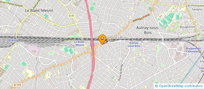 localisation de l'entreprise SCI LUSITANA TAVARES  AULNAY-SOUS-BOIS