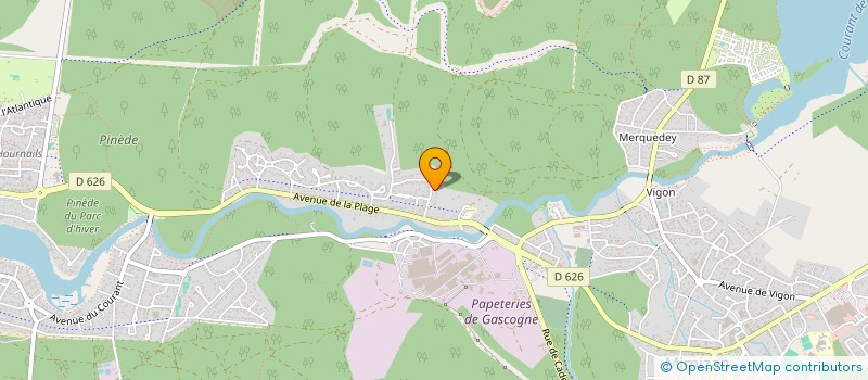 localisation de l'entreprise SCI LUSITANIA  MIMIZAN