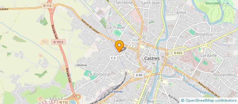 localisation de l'entreprise SCI LUSITANIA  CASTRES