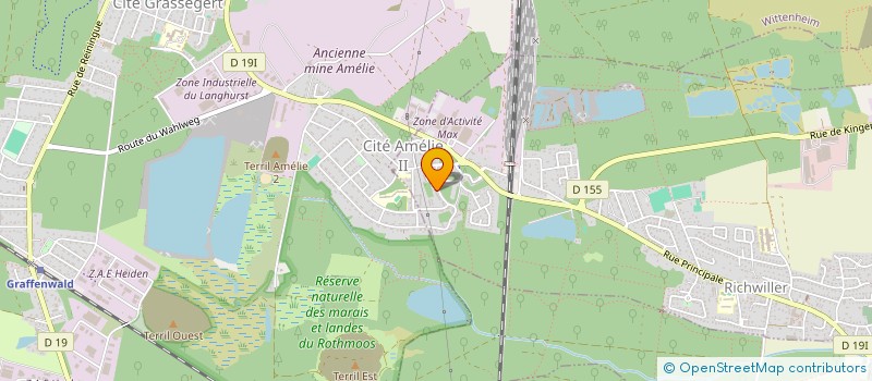 localisation de l'entreprise SCI LUSITANIA  RICHWILLER