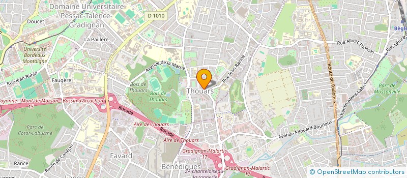 localisation de l'entreprise SCI LUSITANIENNE  TALENCE