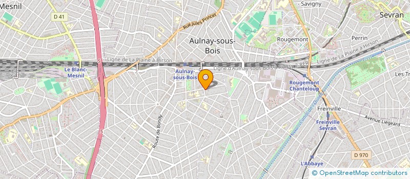 localisation de l'entreprise SCI LUSITANO LPJG à AULNAY-SOUS-BOIS