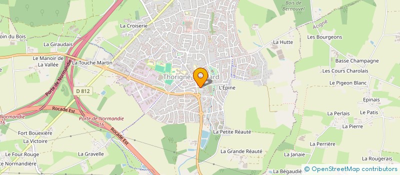 localisation de l'entreprise SCI LUSLEY  THORIGNE-FOUILLARD