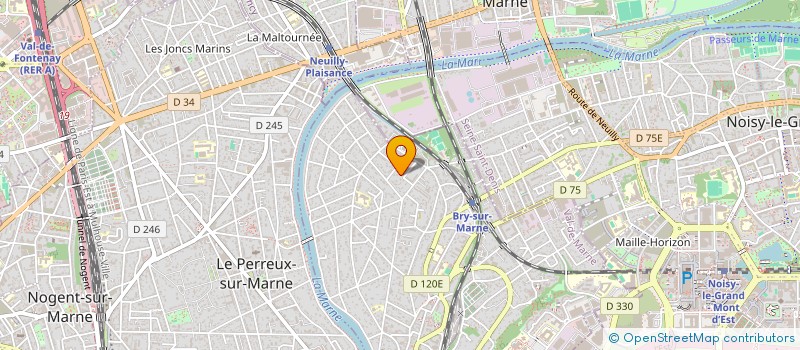 localisation de l'entreprise SCI LUSO à BRY-SUR-MARNE