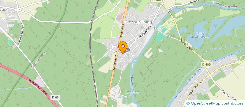 localisation de l'entreprise SCI LUSODEPOT  GREZ-SUR-LOING