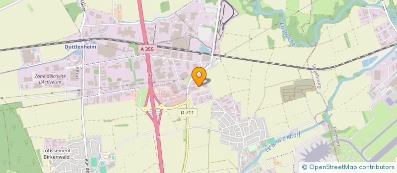 localisation de l'entreprise SCI LUSSAC  DUPPIGHEIM