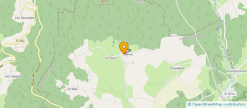 localisation de l'entreprise SCI LUSSAC  JULLIANGES