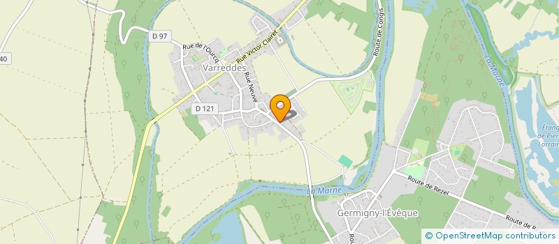 localisation de l'entreprise SCI LUSSAC  VARREDDES