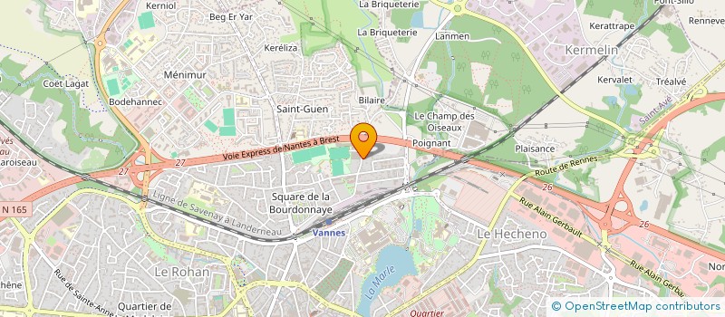 localisation de l'entreprise SCI LUSSAC à VANNES