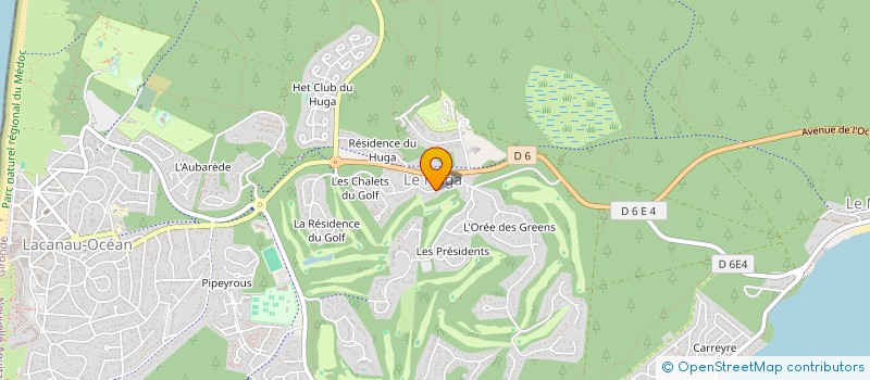 localisation de l'entreprise SCI LUSSAULT à LACANAU
