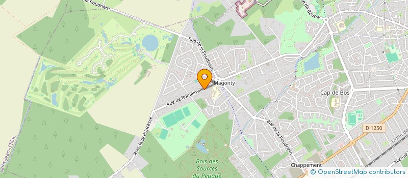 localisation de l'entreprise SCI LUSSIER  PESSAC