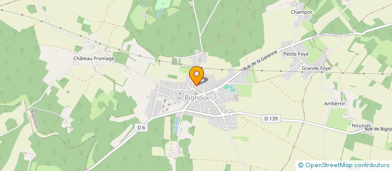 localisation de l'entreprise SCI LUSSIERJACQUEMARTDESVIGNES  BIGNOUX