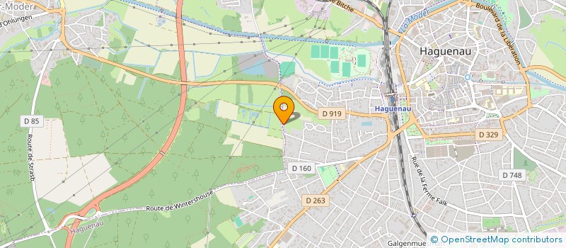 localisation de l'entreprise SCI LUSY  HAGUENAU