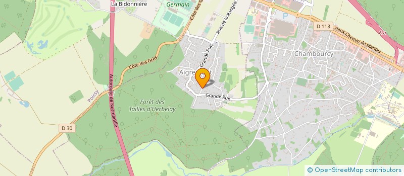 localisation de l'entreprise SCI LUSYL  AIGREMONT