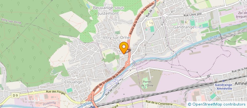 localisation de l'entreprise SCI LUSYL  CLOUANGE