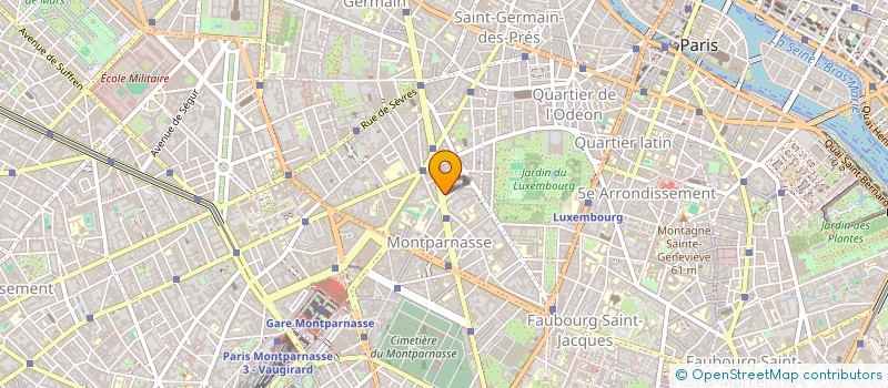 localisation de l'entreprise SCI LUTECE  PARIS