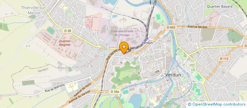 localisation de l'entreprise SCI LUTECE à VERDUN