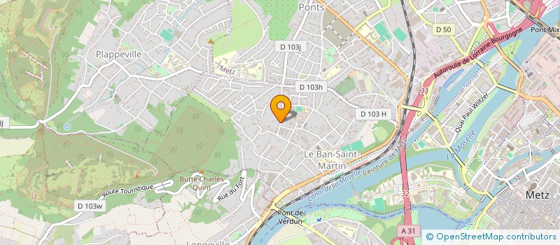 localisation de l'entreprise SCI LUTECE à LE BAN-SAINT-MARTIN