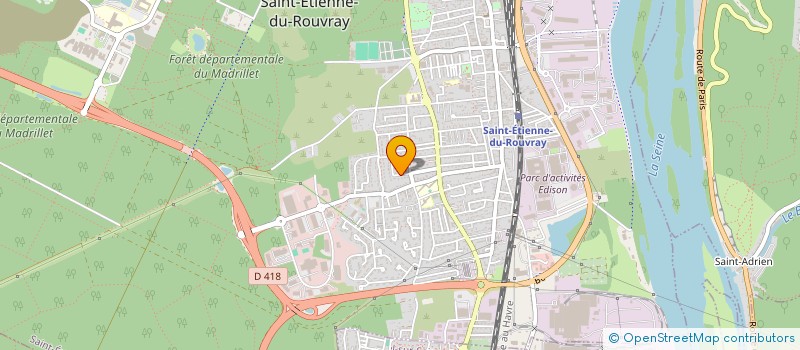 localisation de l'entreprise SCI LUTECE  SAINT-ETIENNE-DU-ROUVRAY