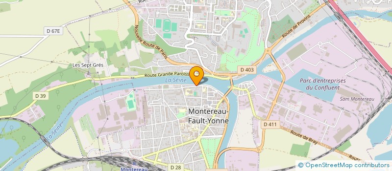 localisation de l'entreprise SCI LUTECE IMMOBILIER à MONTEREAU-FAULT-YONNE