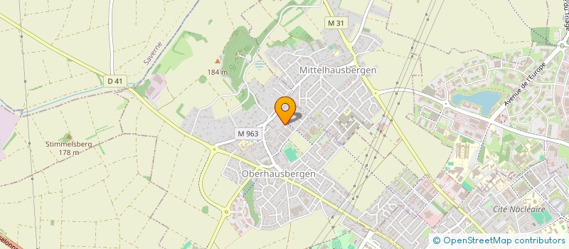 localisation de l'entreprise SCI LUTEINE  OBERHAUSBERGEN