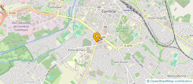 localisation de l'entreprise SCI LUTETIA à CAMBRAI