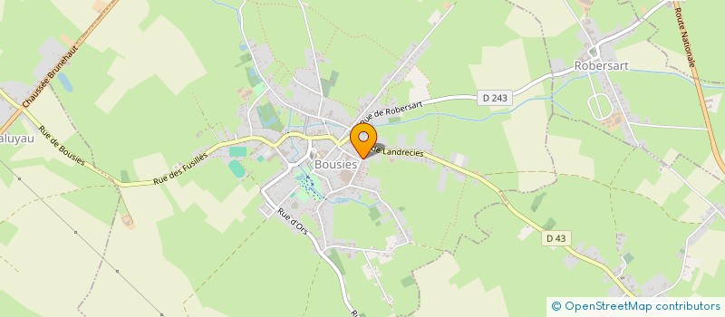 localisation de l'entreprise SCI LUTHO  BOUSIES