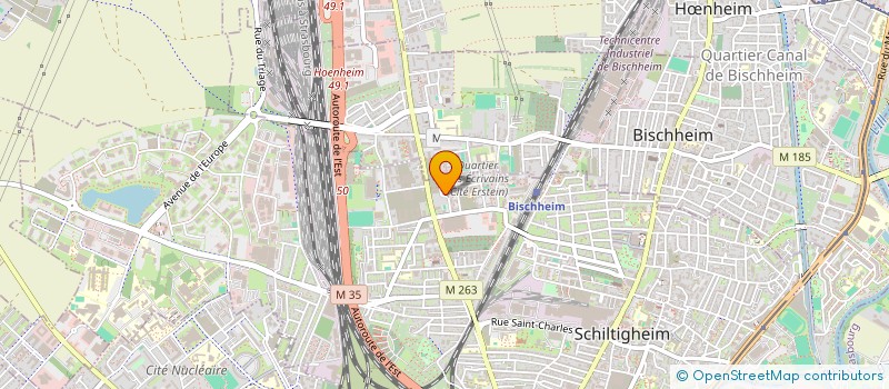 localisation de l'entreprise SCI LUTHOR  SCHILTIGHEIM