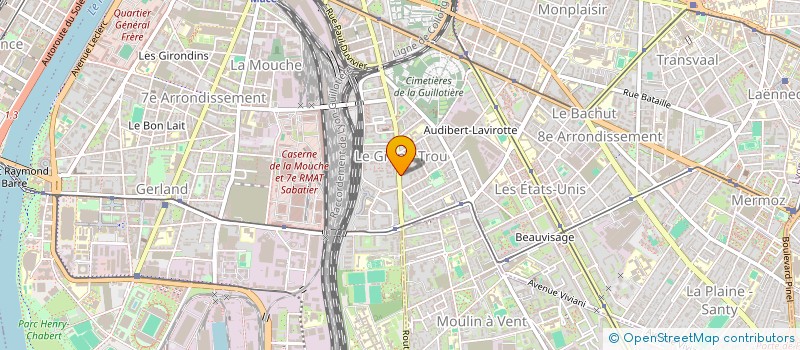 localisation de l'entreprise SCI LUTHRINGER  LYON