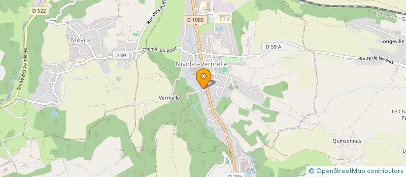 localisation de l'entreprise SCI LUTI  NIVOLAS-VERMELLE