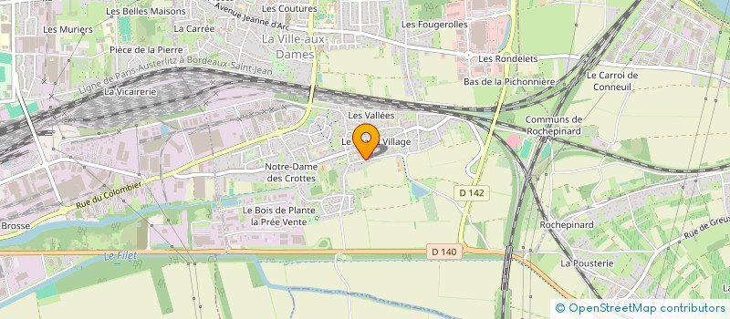 localisation de l'entreprise SCI LUTIH  LA VILLE-AUX-DAMES