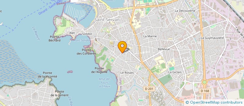 localisation de l'entreprise SCI LUTIN  SAINT-MALO